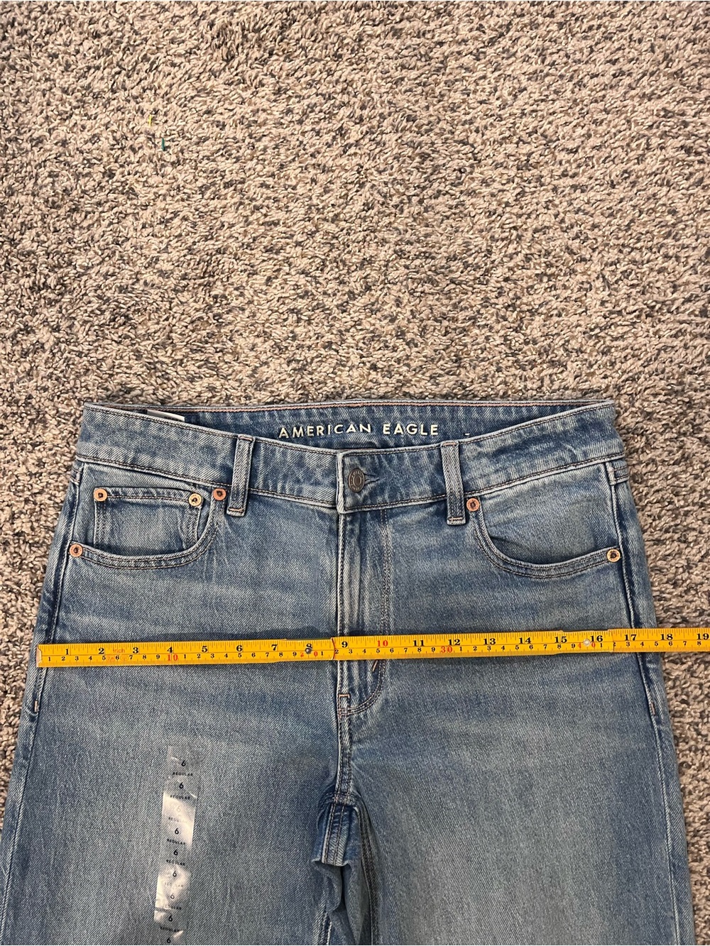 American Eagle high rise flare 6 NWOT - Picture 9 of 13